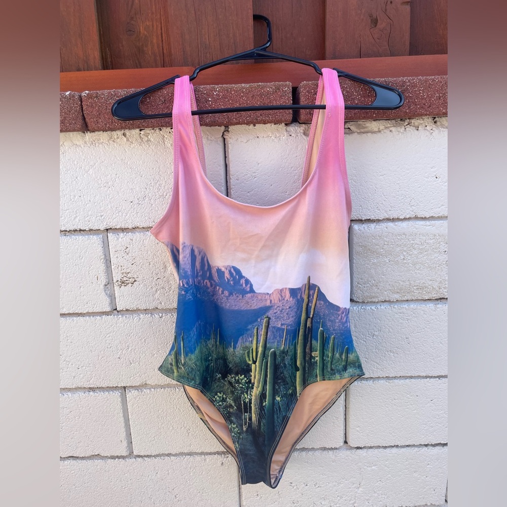 Desert scene swimsuit